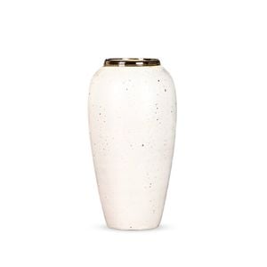 SOGA 35x17cm Ceramic Vase – White