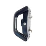 Lockwood Black Albany Endeavour Sliding Door Lock Surface Mounted Deadlocking