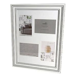 Unigift Collage 4 Southport Wooden/Glass Picture Photo Frame 30x40cm White