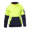 Hard Yakka Size S Yellow/Navy Hi Vis Hoodie