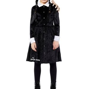 Wednesday Addams Girls Licensed Halloween Costume - 8-10