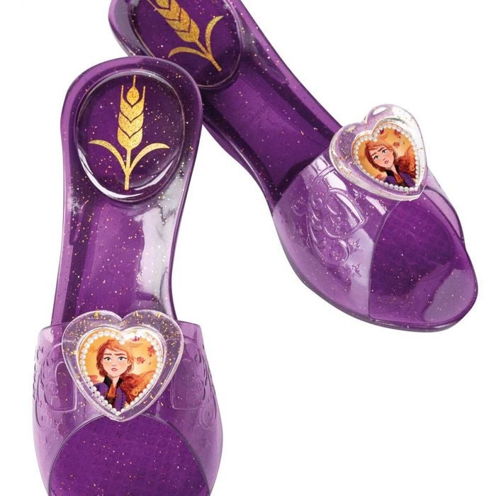 Disney Anna Frozen 2 Jelly Shoes Kids/Child Dress Up Accessory Purple One Size