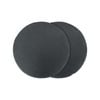 Argon Tableware Round Slate Serving Platters - Dinner Table Serveware - Padded Feet - 34cm - Grey - Pack of 2