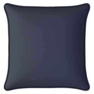 Mojo 45cm Solid Navy Cushion Cover with Pipe