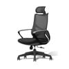 Miuz Cosmo Ergonomic Office Chair With Headrest Adjustable Breathable Mesh Black