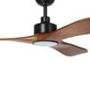 Eglo Currumbin Fan Light Kit 20w Led Tri-col Black