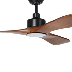 Eglo Currumbin Fan Light Kit 20w Led Tri-col Black