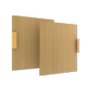 Lugna 512 x 900 x 16mm Sand Double Doors