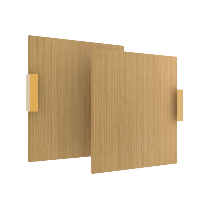 Lugna 512 x 900 x 16mm Sand Double Doors