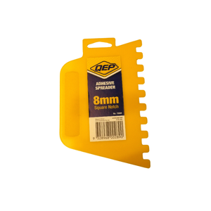 QEP 8mm Square Notch Plastic Adhesive Spreader