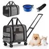 Advwin Pet Carrier Foldable Stroller Cat Dog Trolley Travel Bag