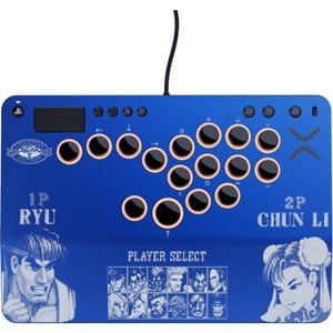 Turtle Beach Victrix Pro Ko Leverless Fight Stick Street Fighter Ii Edition Blue