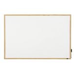Quartet 90x60cm Melamine Writing Board w/ Pine Frame
