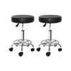Artiss Salon Stools Black x2
