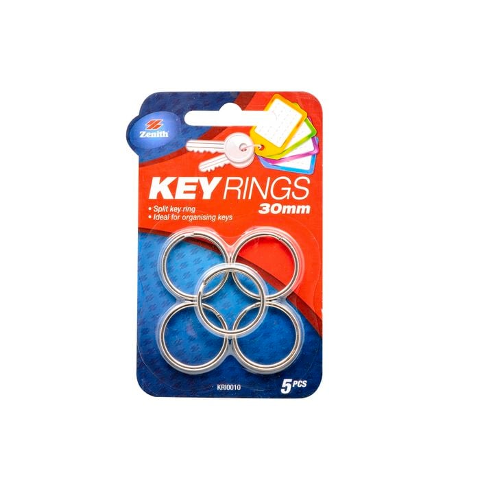 Zenith Key Ring 30mm  5pk