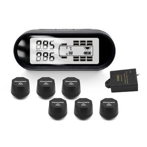 Promata Mata T2 Solar Tyre Pressure Monitor For Trucks - 6 External Sensors - With Booster