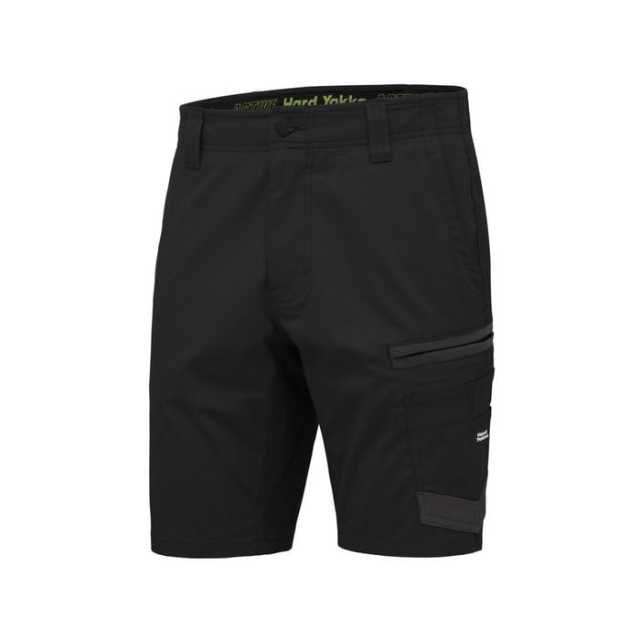 Hard Yakka Black Raptor Active Mid-Short - Size 82