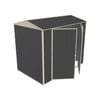 Build-a-Shed 1.5 x 2.3 x 2.3m Gable Double Hinged Side Door Shed - Grey