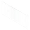 ProtectorAl 1201 - 2400 x 1200mm Pearl White Raked 16-30º Flat Top Pool Fence Panel