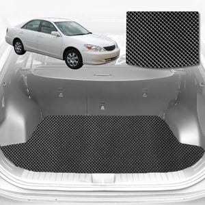 6D Diamond Car Boot Mat for Toyota Camry (XV30)2002-2006-Sedan-Cargo Mat-Black-Outback GT