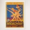 Galrie Broadway Anvers Palace Vintage Art Deco Poster Timeless New York City Elegance Art, White Frame, 50 x 70cm (20 x 28inch)