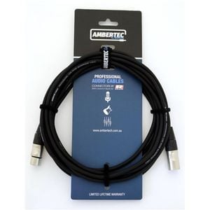Microphone Cable 0.5m Rean Xlr M-f