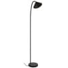 Telbix Larson Modern Standing Floor Lamp Light Metal Black Matte