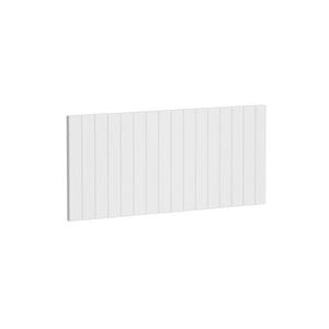 Kaboodle 900mm Provincial White V-Groove Slimline Door