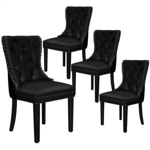 ALFORDSON Dining Chairs PU x4