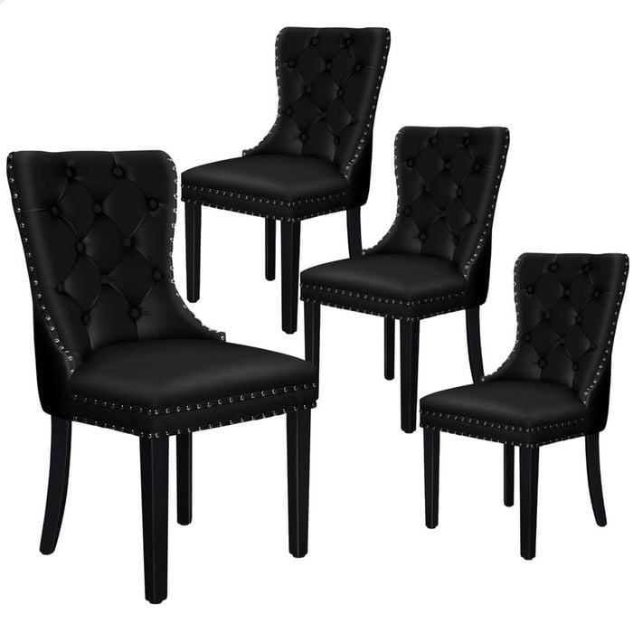 ALFORDSON Dining Chairs PU x4