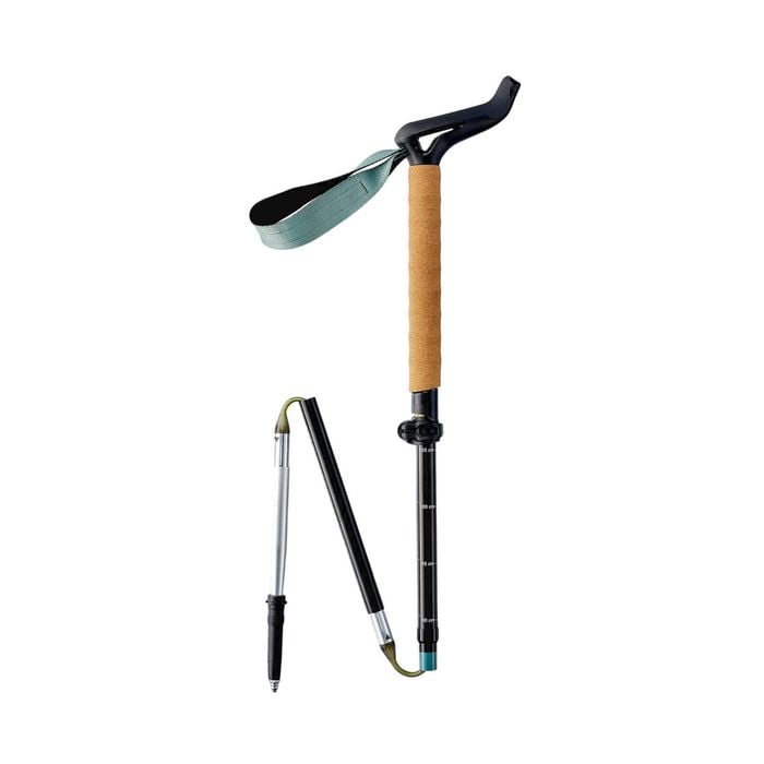 Decathlon - 1 Ultra-Compact Trekking Pole-Stick - Mt900 Ergonomic - Black - One Size