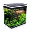 30L Curved Glass RGB LED Aquarium Fish Tank - Curved Glass(4mm) | All Water Types | Complete Aquarium Setup
