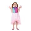 Poppy Deluxe Trolls 3 Costume Party Halloween Cosplay Outfit Kids Size 4-6y