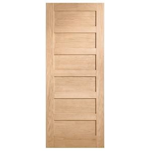 Corinthian Moda White Oak Internal Door AMOD14 - 770mm x 2040mm x 35mm