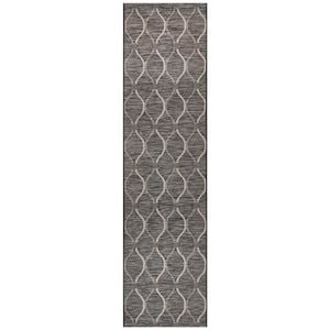 The Rug Connection Deck 5501 Black 300x80cm - Medium Runner Pet Friendly Outdoor Rug