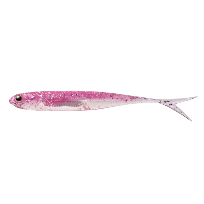 Fish Arrow Flash J Split SW 4" Soft Plastic Fishing Lure 101 Pink / Silver