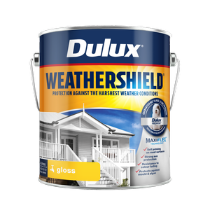 Dulux 4L Ultra Deep Gloss Weathershield Exterior Paint - 4L
