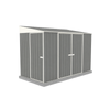 Absco Sheds 1.52 x 3.0 x 2.06m Woodland Grey Narrow Triple Door Garden Shed