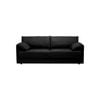 3 Seater Multifunctional Sofa Bed Fabric In Black