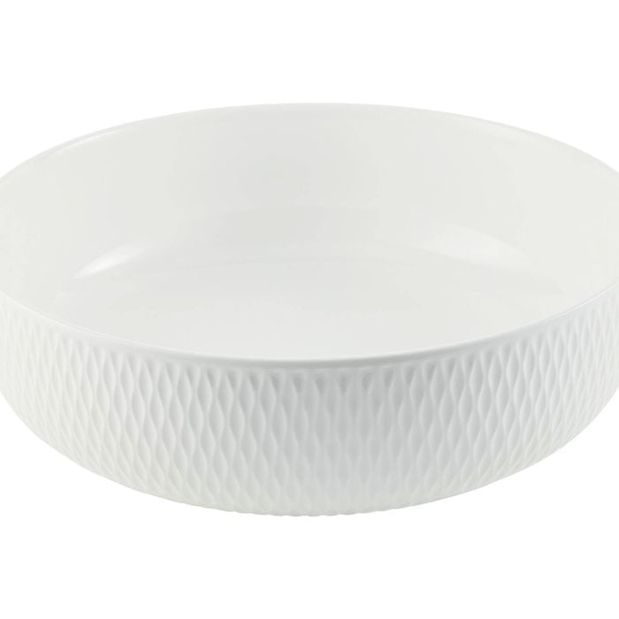 Maxwell And Williams Serving Bowl Porcelain Diamond Texture 20x6.5cm Gift Boxed