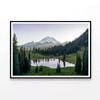 Lake with Trees & Mountains  Print 100% Australian Made 90x60cm  (Poster)