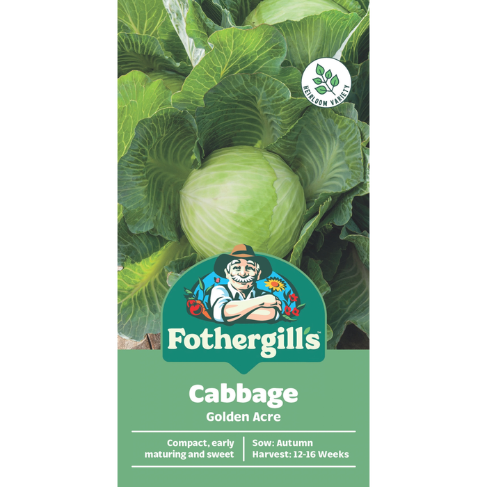 Fothergill's Cabbage Golden Acre Seeds