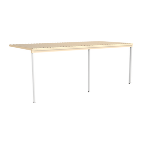 Absco Structures 6.00 x 3.00 x 3.00 Double Patio Cover – Classic Cream
