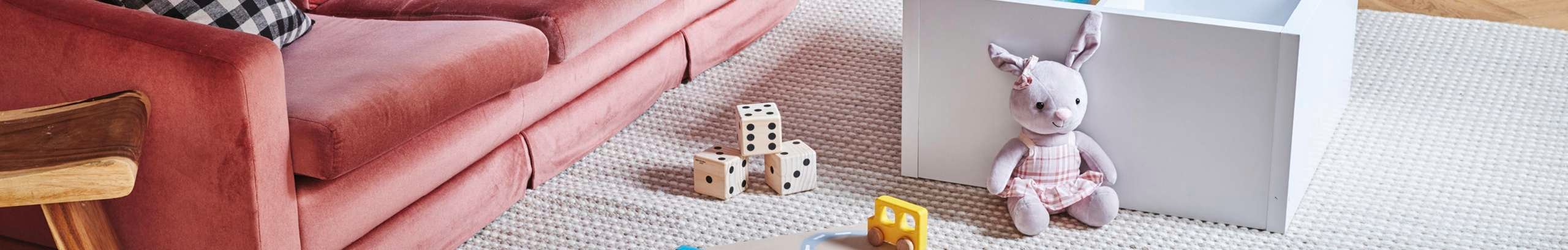 Kids play mat of a road with kids toy wooden cars in living room/ Kids play room 