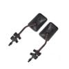 Provecta Black Universal Clip-On Towing Mirrors 2 Piece Set for 4X4, Caravan & Trailer