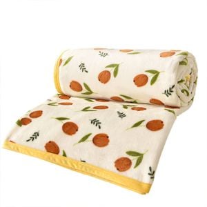 Catzon 180x200cm Flannel Blanket Soft Warm Printed For Sofa And Bed-tulip