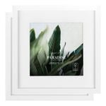 Cooper & Co. 12 x 12inch Mat to 8 x 8inch Set of 2 White Premium Paradise Wooden Photo Frames