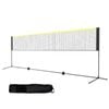 VEVOR Badminton Net Black Height Adjustable for Kids Backyard Game Use