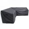 Corner Lounge Cover - Black