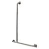 Metlam Australia 1100mm x 700mm Satin Stainless Steel Offset Left Hand Shower Grab Rail